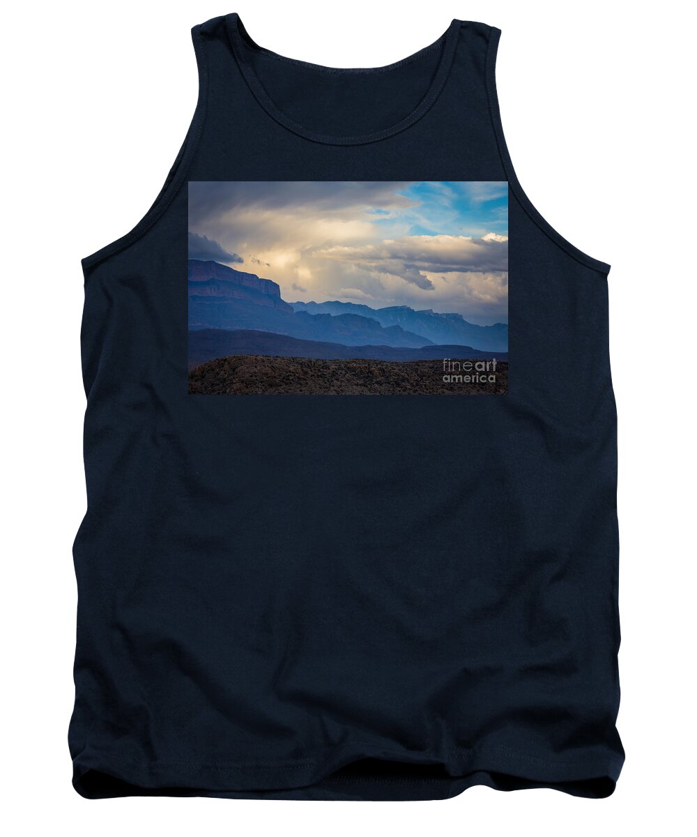 America Tank Top featuring the photograph Sierra del Carmen Storm by Inge Johnsson