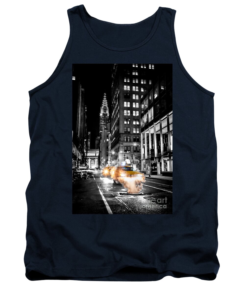 New York Tank Top featuring the photograph Smoking Streets Of New York by Az Jackson