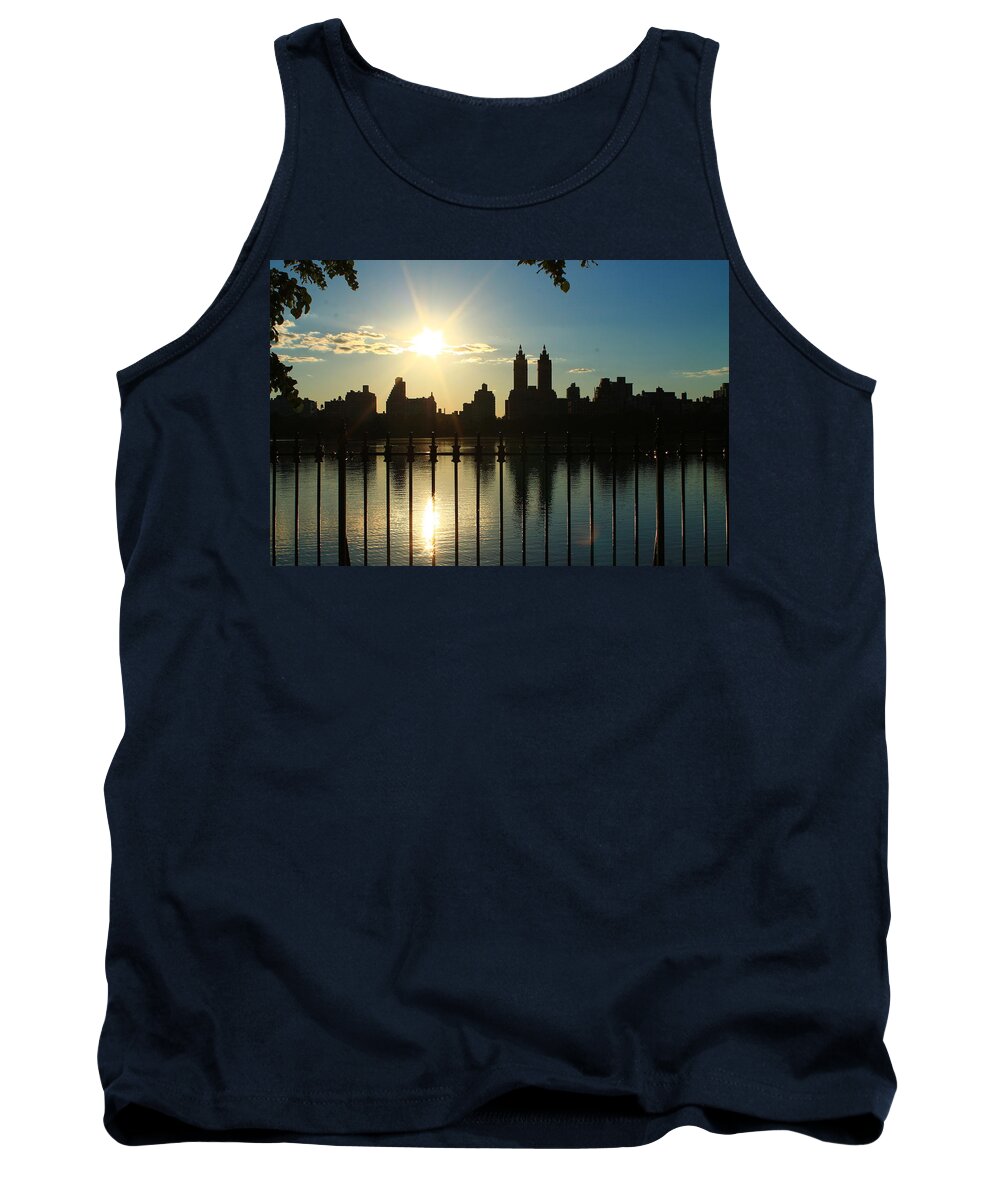 Central Park Tank Top featuring the photograph Soft Reflections by Catie Canetti