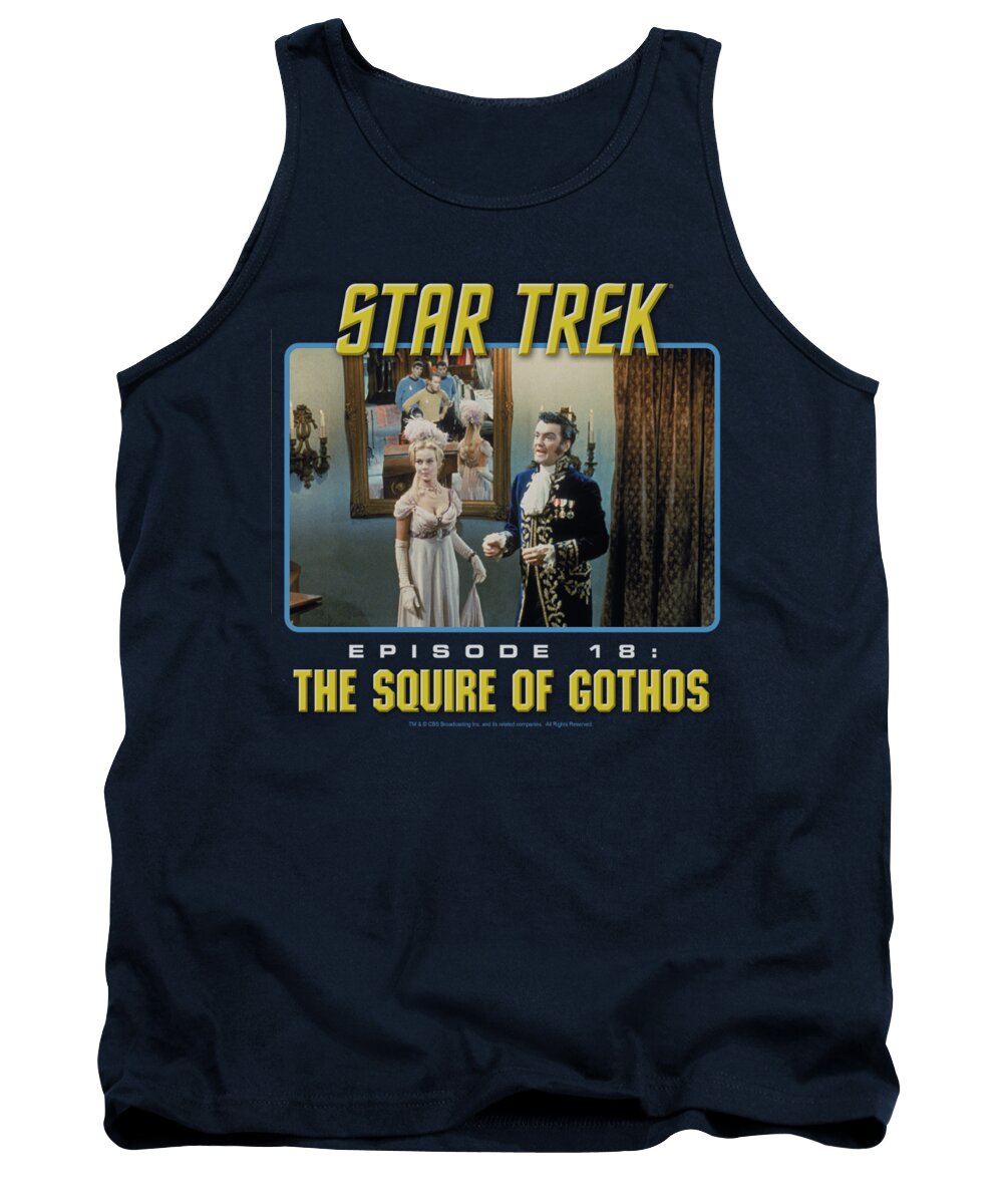 Star Trek Tank Top featuring the digital art St Original - The Squire Of Gothos by Brand A