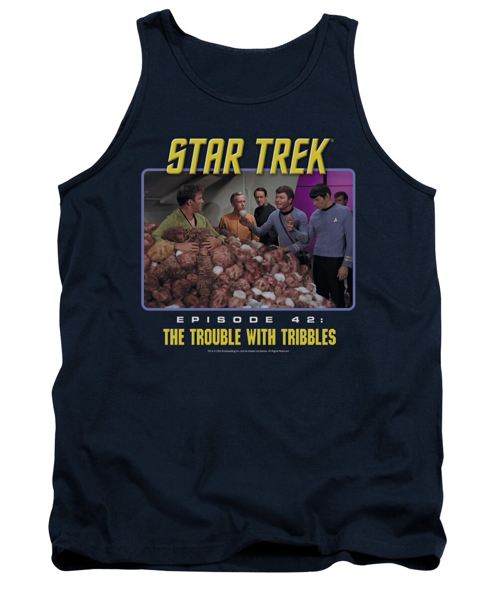 Star Trek Tank Top featuring the digital art St:original - The Trouble With Tribbles by Brand A