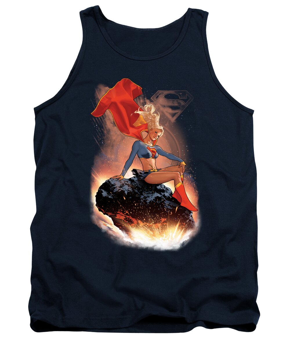 Tank Top featuring the digital art Superman - Ride It Out by Brand A