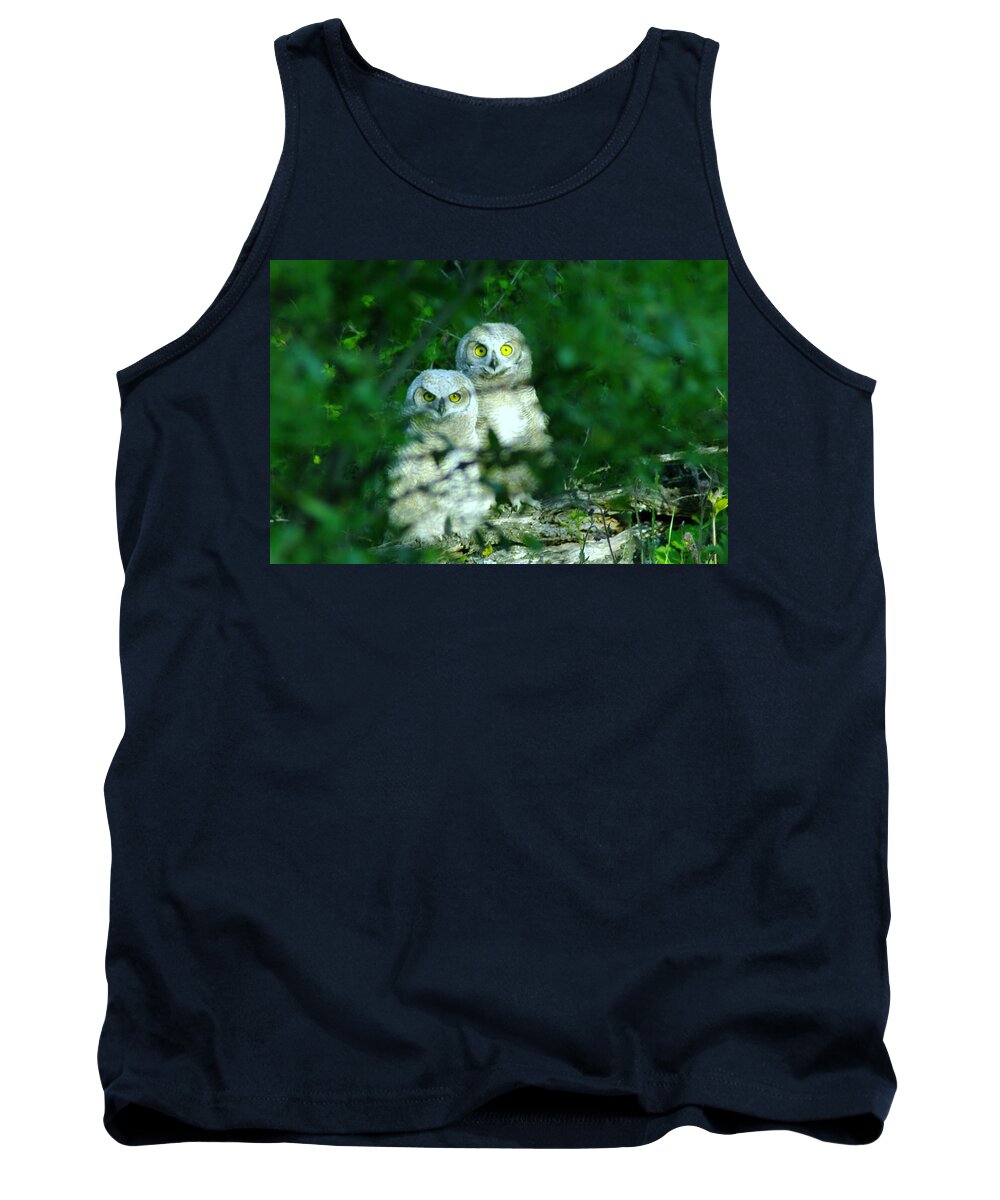 Wildlife Photography Tank Top featuring the photograph Surprised by Jeff Swan