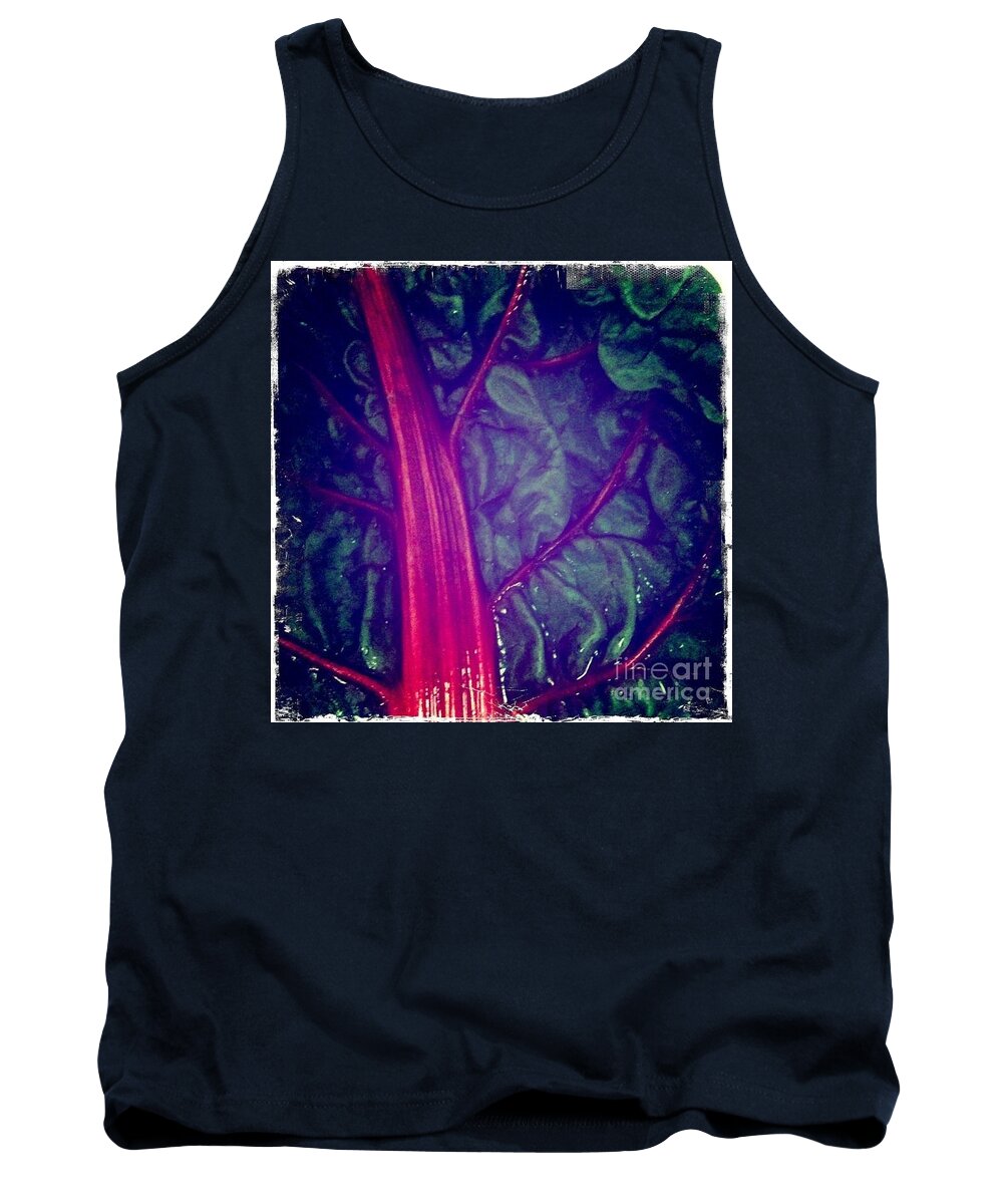 Swiss Chard Tank Top featuring the photograph Swiss Chard by Denise Railey