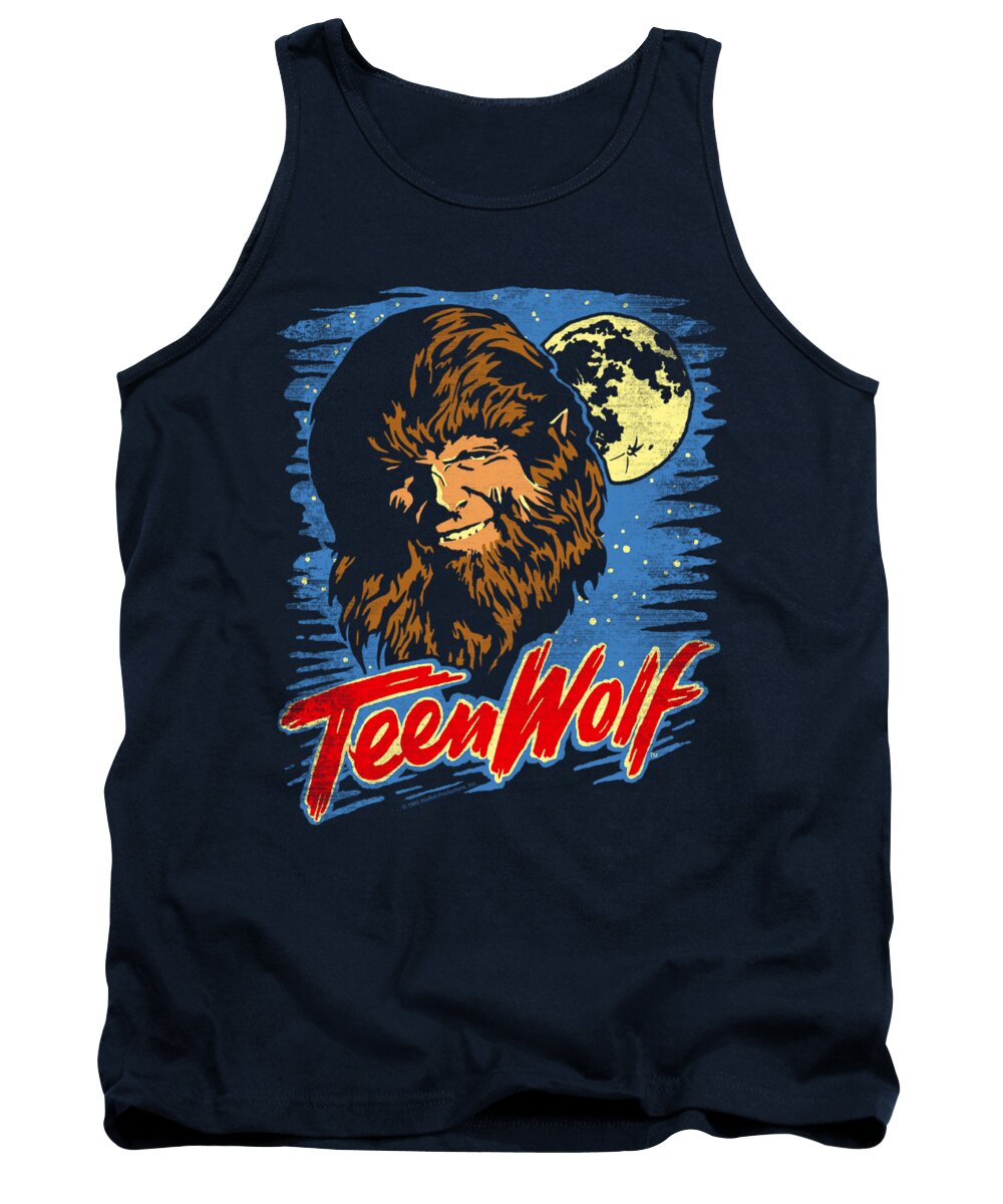  Tank Top featuring the digital art Teen Wolf - Moon Wolf by Brand A