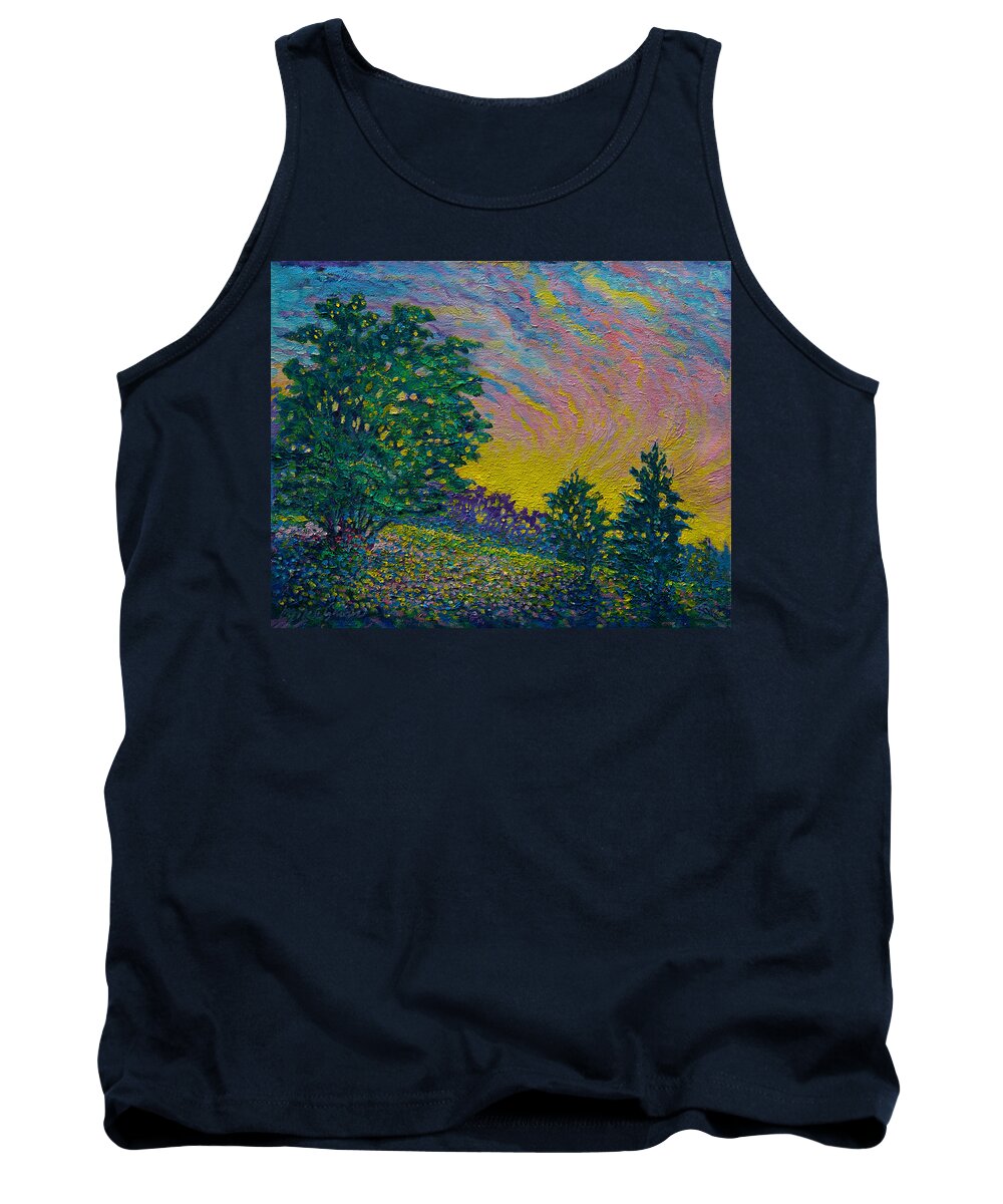 Oil Painting Tank Top featuring the painting The Gleaming by Michael Gross