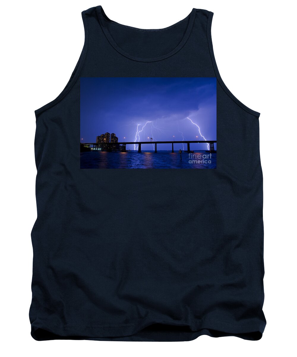 Pine Island Tank Top featuring the photograph The High Point Place Condo's by Quinn Sedam