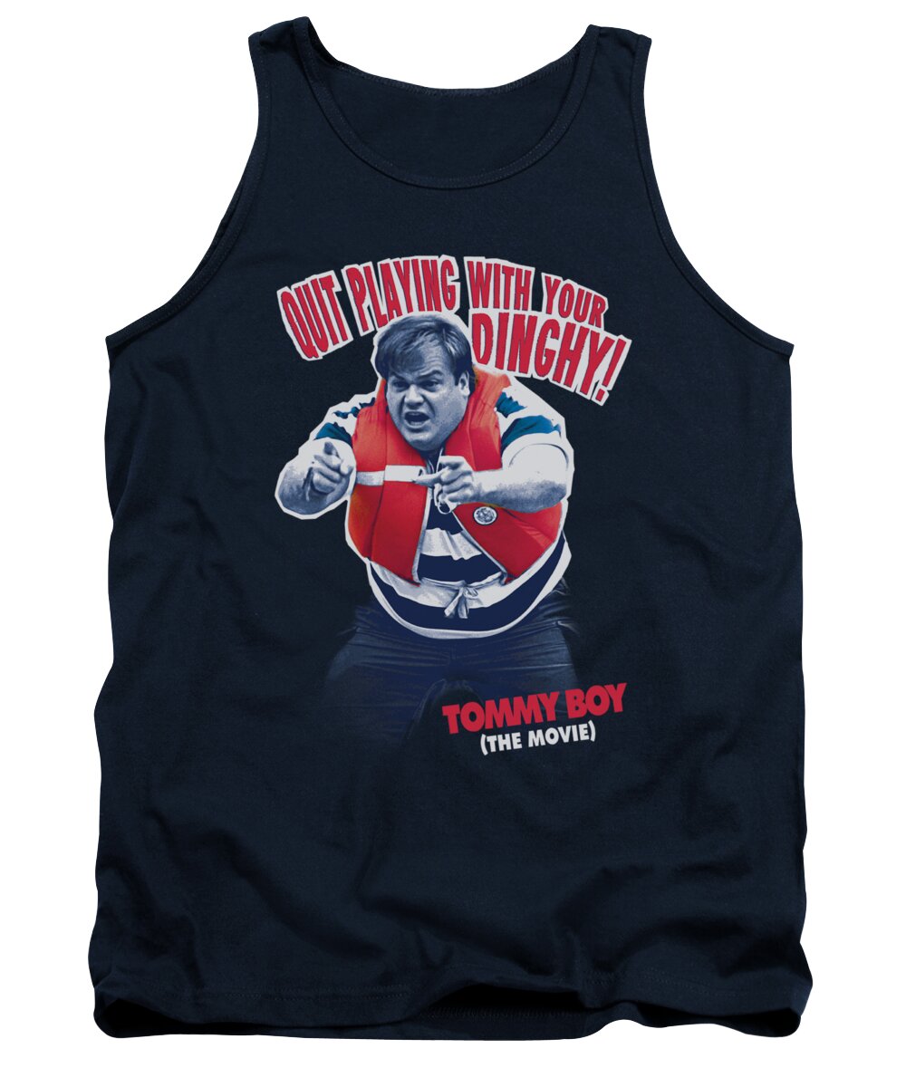 Tommy Boy Tank Top featuring the digital art Tommy Boy - Dinghy by Brand A