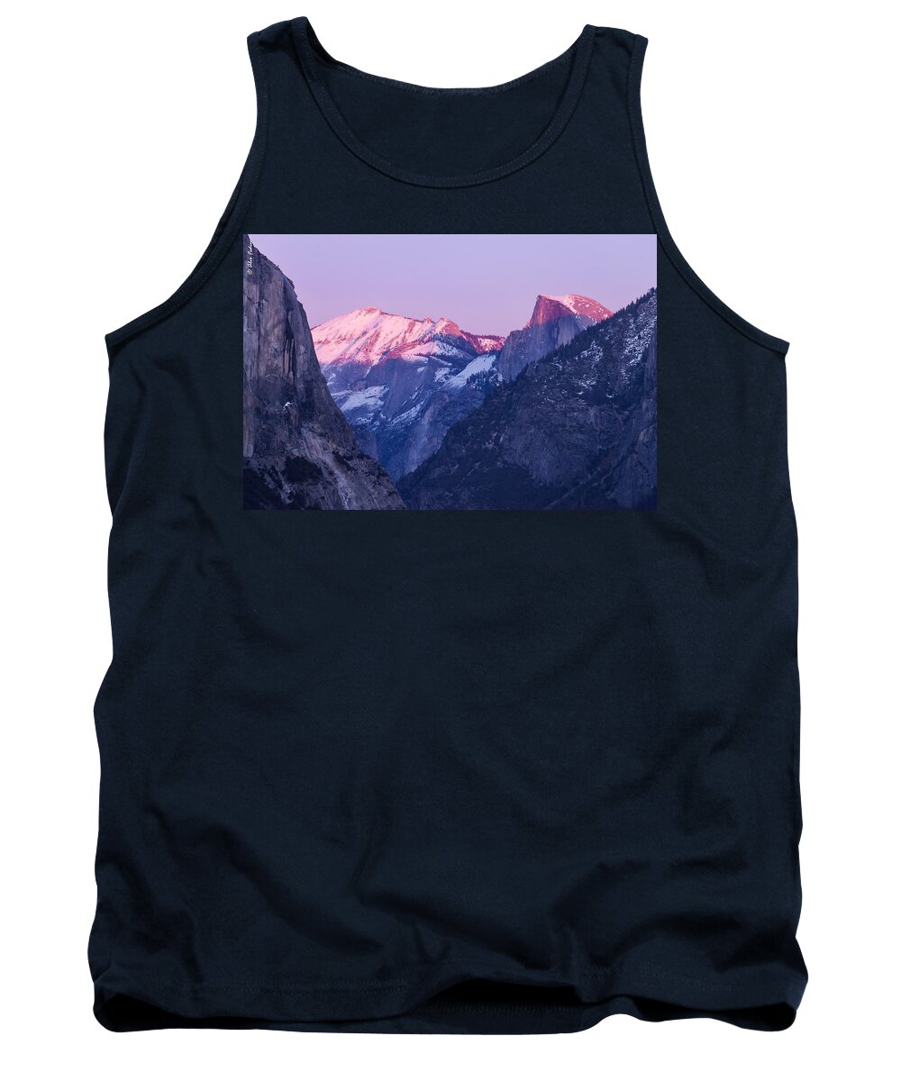 California Tank Top featuring the photograph Yosemite Valley Panorama by Alexander Fedin