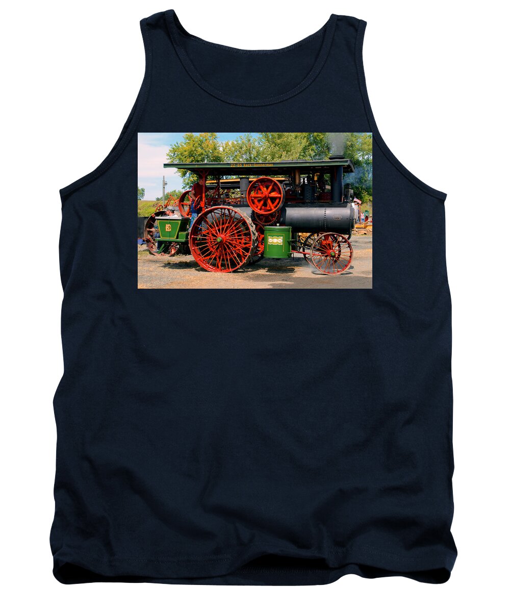 Arcadia Volunteer Fire Company Tank Top featuring the photograph 22-65-Keck-Gonnerman by Mark Dodd
