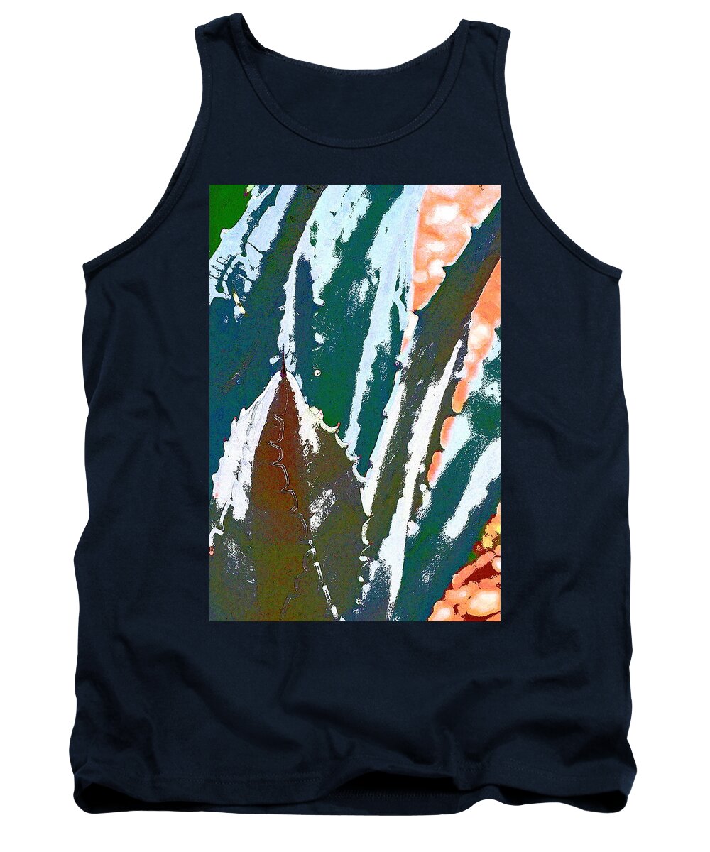 Agave Tank Top featuring the photograph Agave 2 by Pamela Cooper