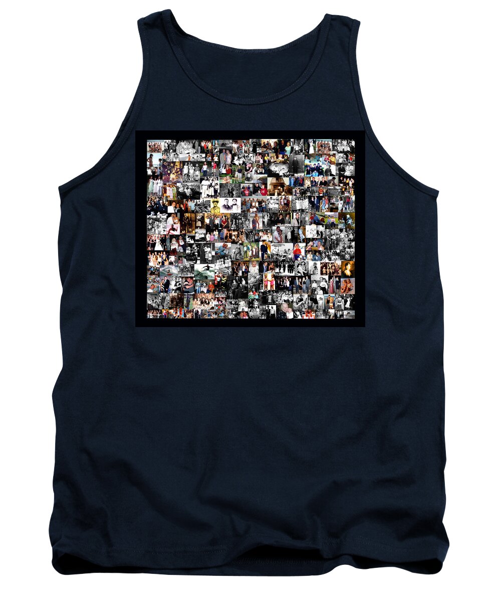 Family Tank Top featuring the photograph Extended Family Photo Collage by Maureen E Ritter