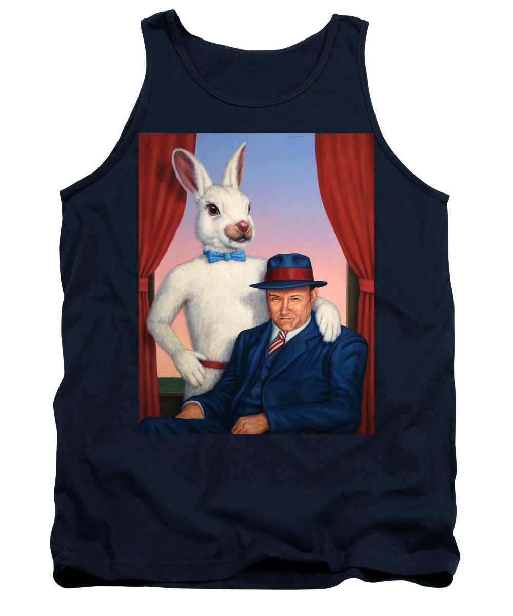 Harvey Tank Top featuring the painting Harvey and Randall by James W Johnson