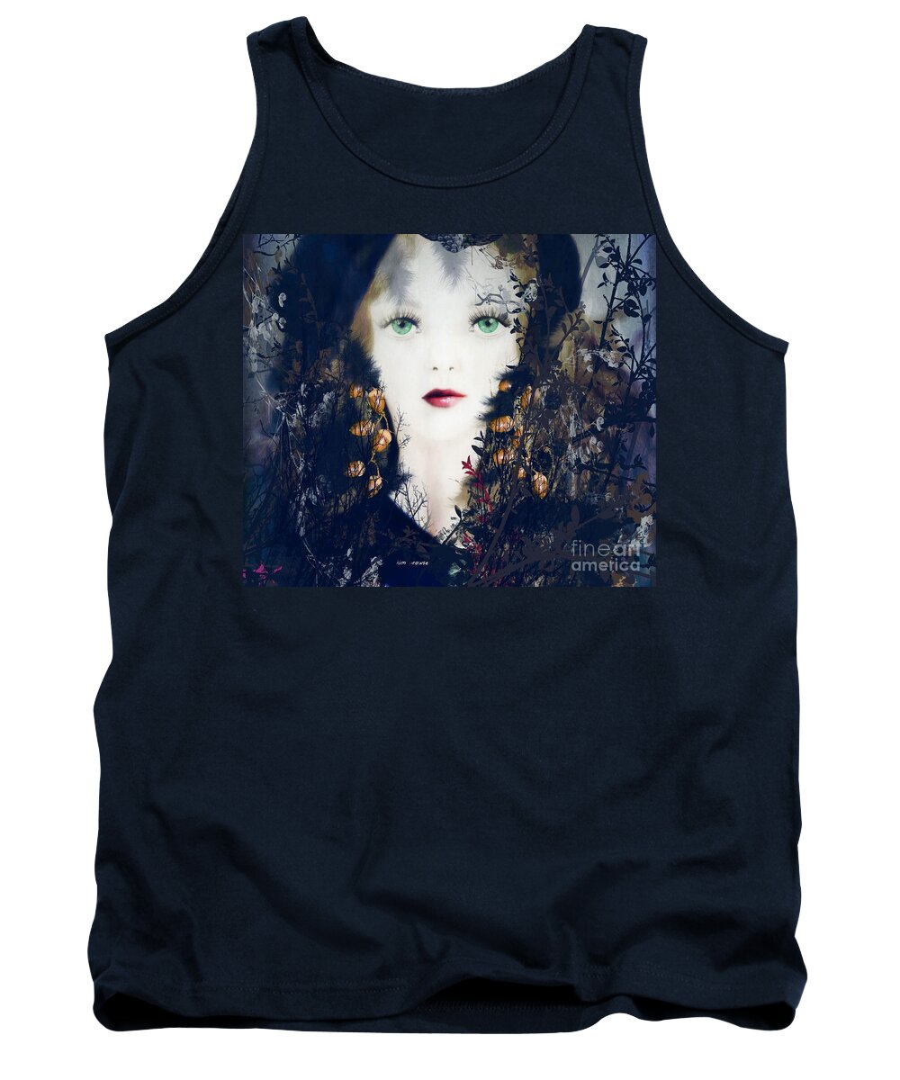 Wild Woman Tank Top featuring the digital art Earth North by Kim Prowse