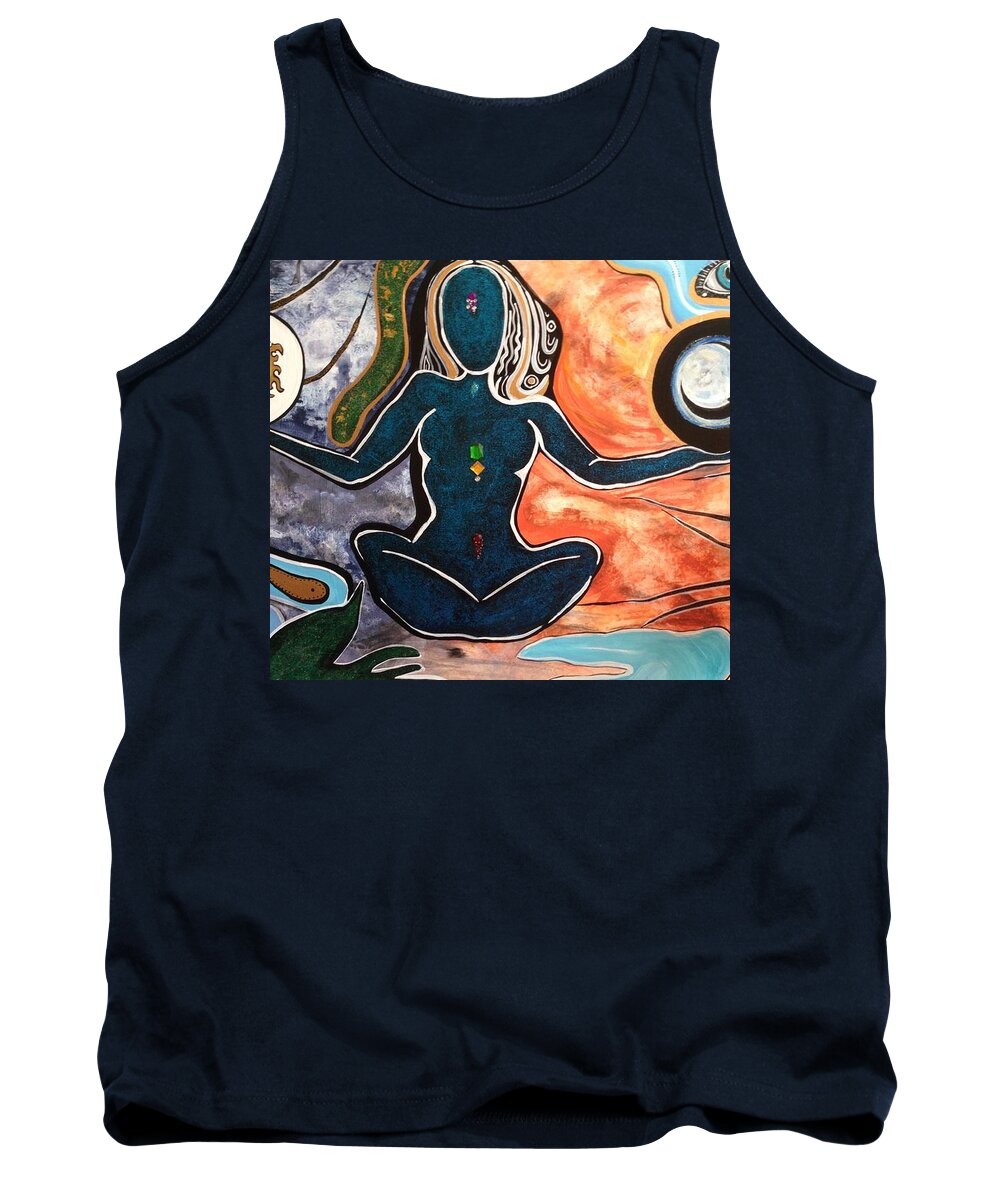  Tank Top featuring the painting Maintaining The Balance by Tracy Mcdurmon
