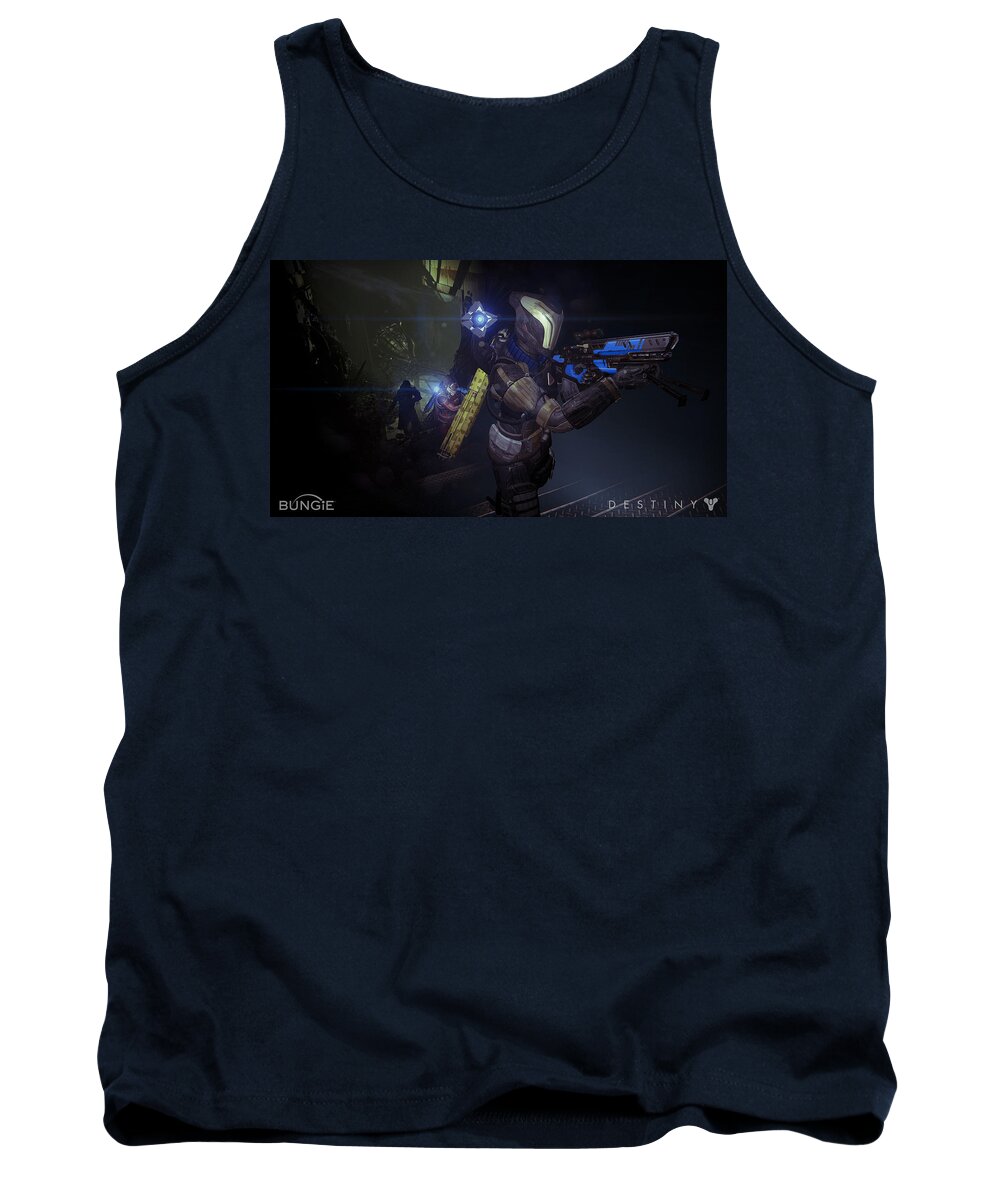 Destiny Tank Top featuring the digital art Destiny #2 by Super Lovely