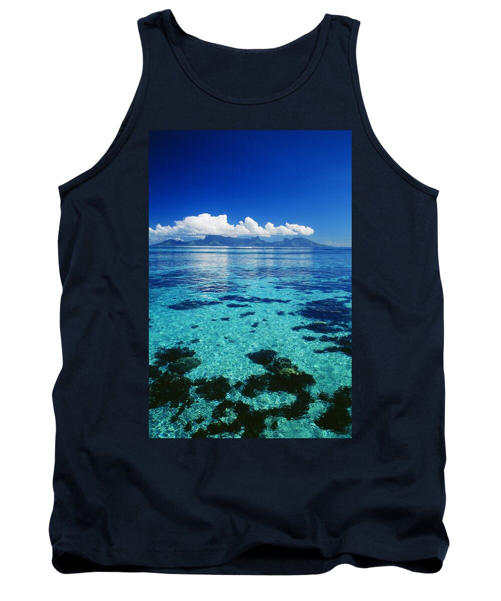 Across Tank Top featuring the photograph French Polynesia, Moorea #2 by Dana Edmunds - Printscapes