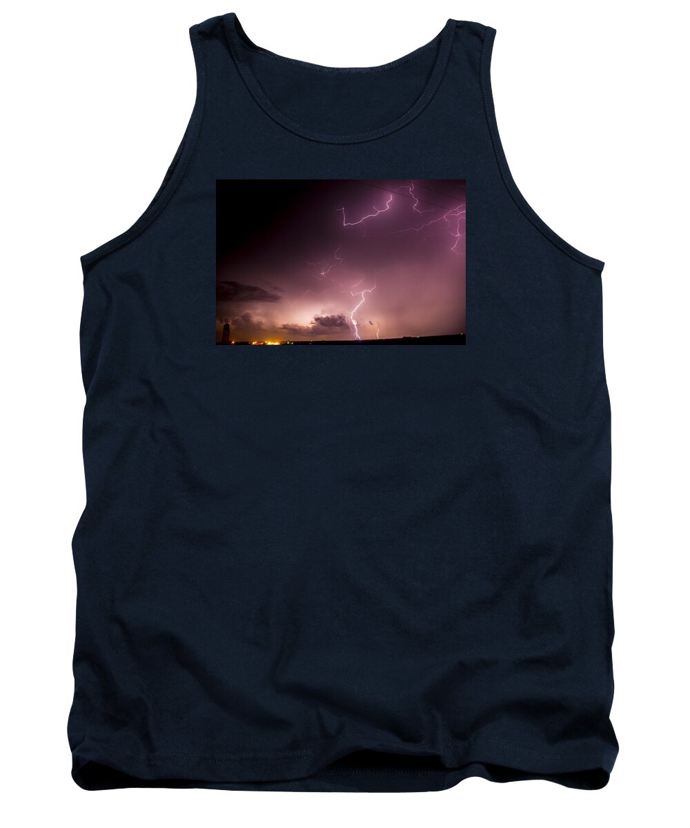 Nebraskasc Tank Top featuring the photograph Late July Storm Chasing 057 #1 by NebraskaSC