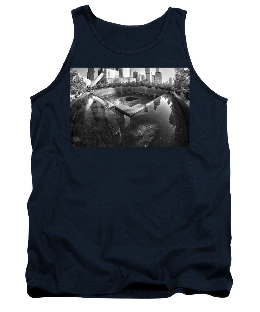 9/11 Memorial Tank Top featuring the photograph 9/11 Memorial by Mitch Cat