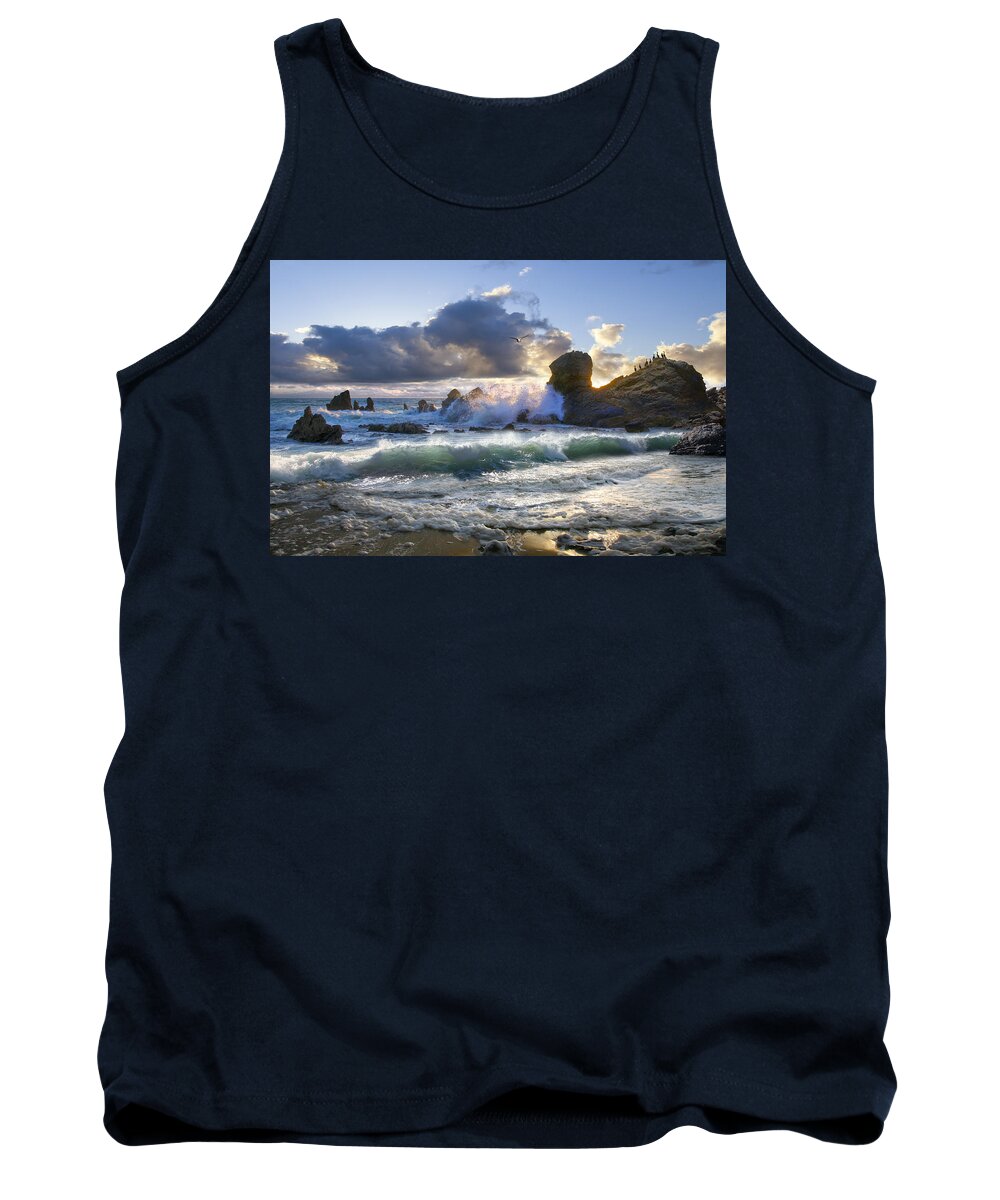Ocean Tank Top featuring the photograph A Whisper In The Wind by Acropolis De Versailles