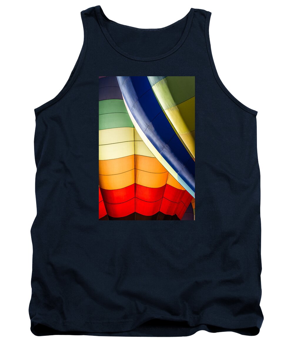 Albuquerque Tank Top featuring the photograph Balloon Colors - Vertical by Ron Pate