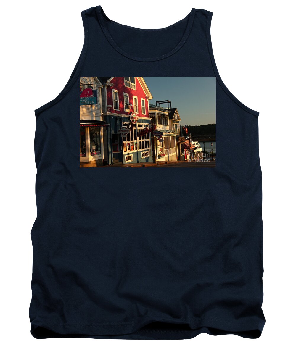 Bar Harbor Tank Top featuring the photograph Bar Harbor at Dawn by Diane Lesser