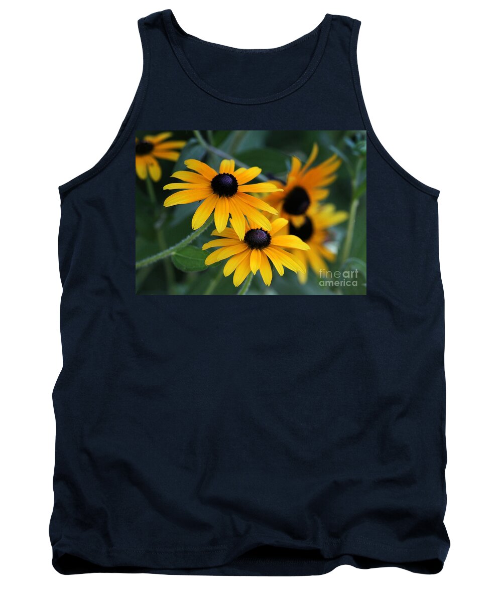 Flower Tank Top featuring the photograph Black-Eyed Susans by Sabrina L Ryan