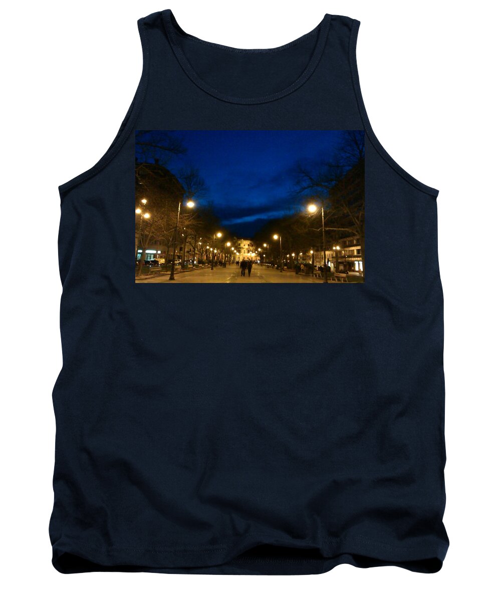 Street Tank Top featuring the photograph Bohemian Twilight by Nieve Andrea