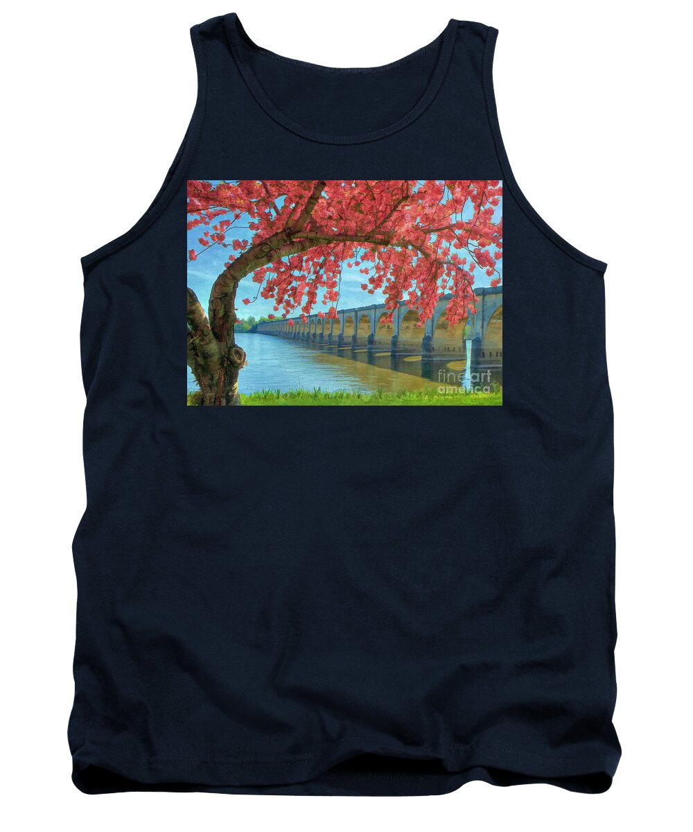 Riverfront Park Tank Top featuring the photograph Beautiful Blossoms by Geoff Crego