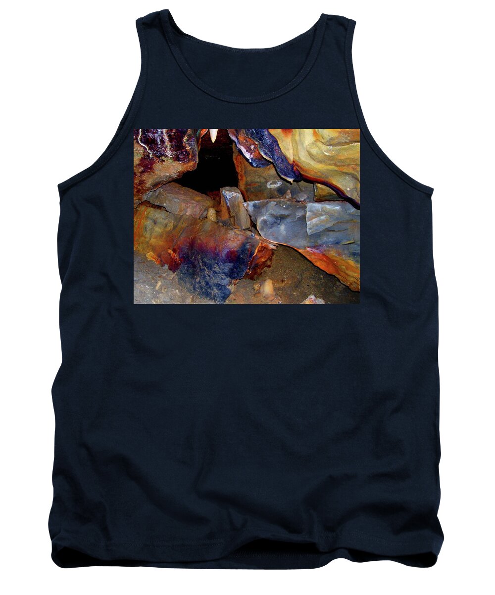 Ohio Caverns Tank Top featuring the photograph Cave Gems by Melinda Dare Benfield