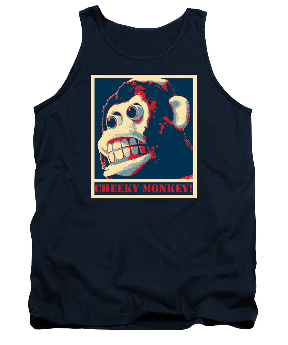 Richard Reeve Tank Top featuring the photograph Cheeky Monkey by Richard Reeve