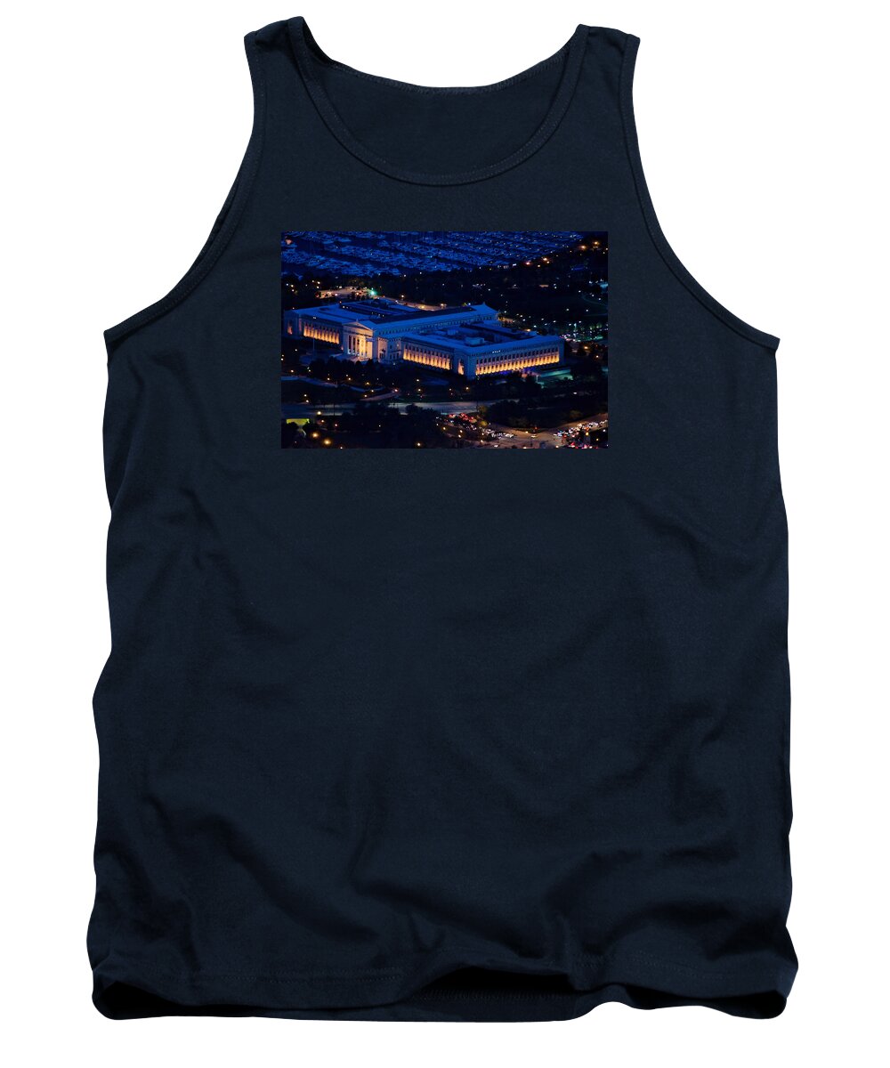 Architecture Tank Top featuring the photograph Chicago Field Museum by Richard Zentner