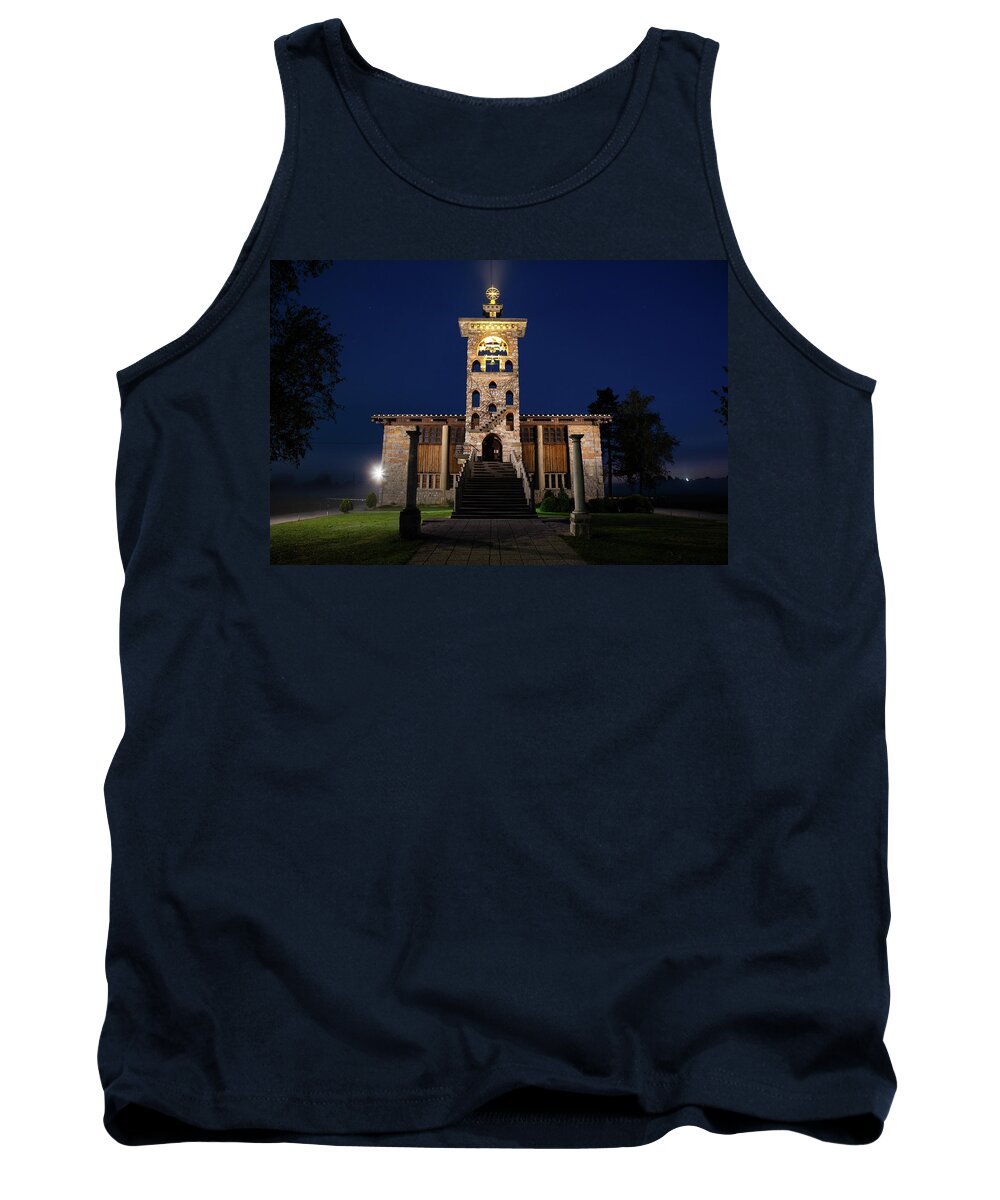 Saint Michael Tank Top featuring the photograph Church of Saint Michael at dawn, Crna Vas, Slovenia. by Ian Middleton