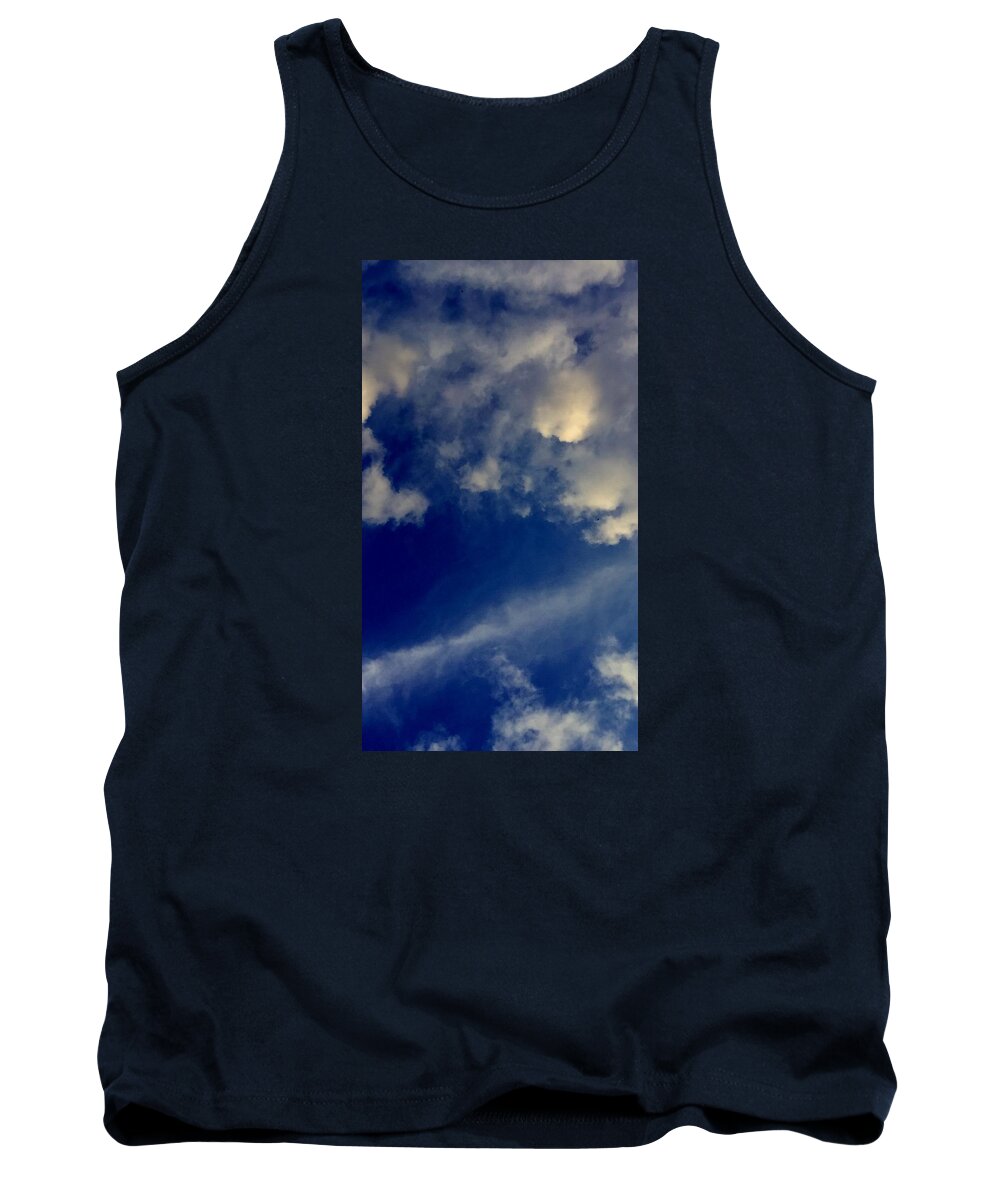 Cloudy Tank Top featuring the photograph Cloudy Day by Katie Proffitt