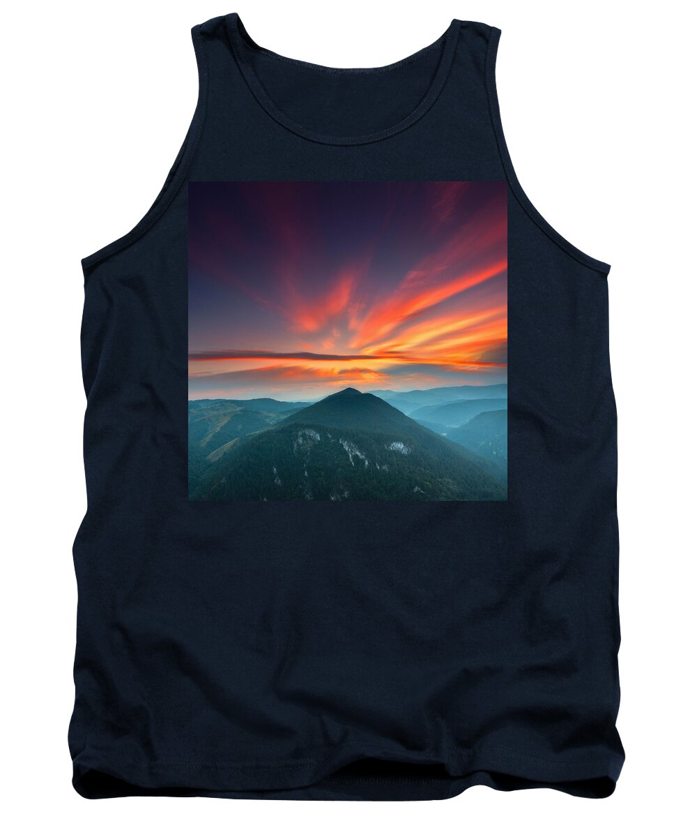 Mountain Tank Top featuring the photograph Eagle Eye by Evgeni Dinev