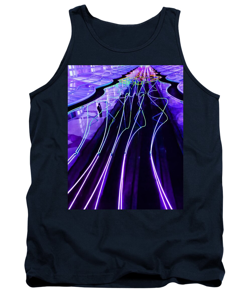 Electric Avenue Tank Top featuring the photograph Electric Avenue by Neil Shapiro