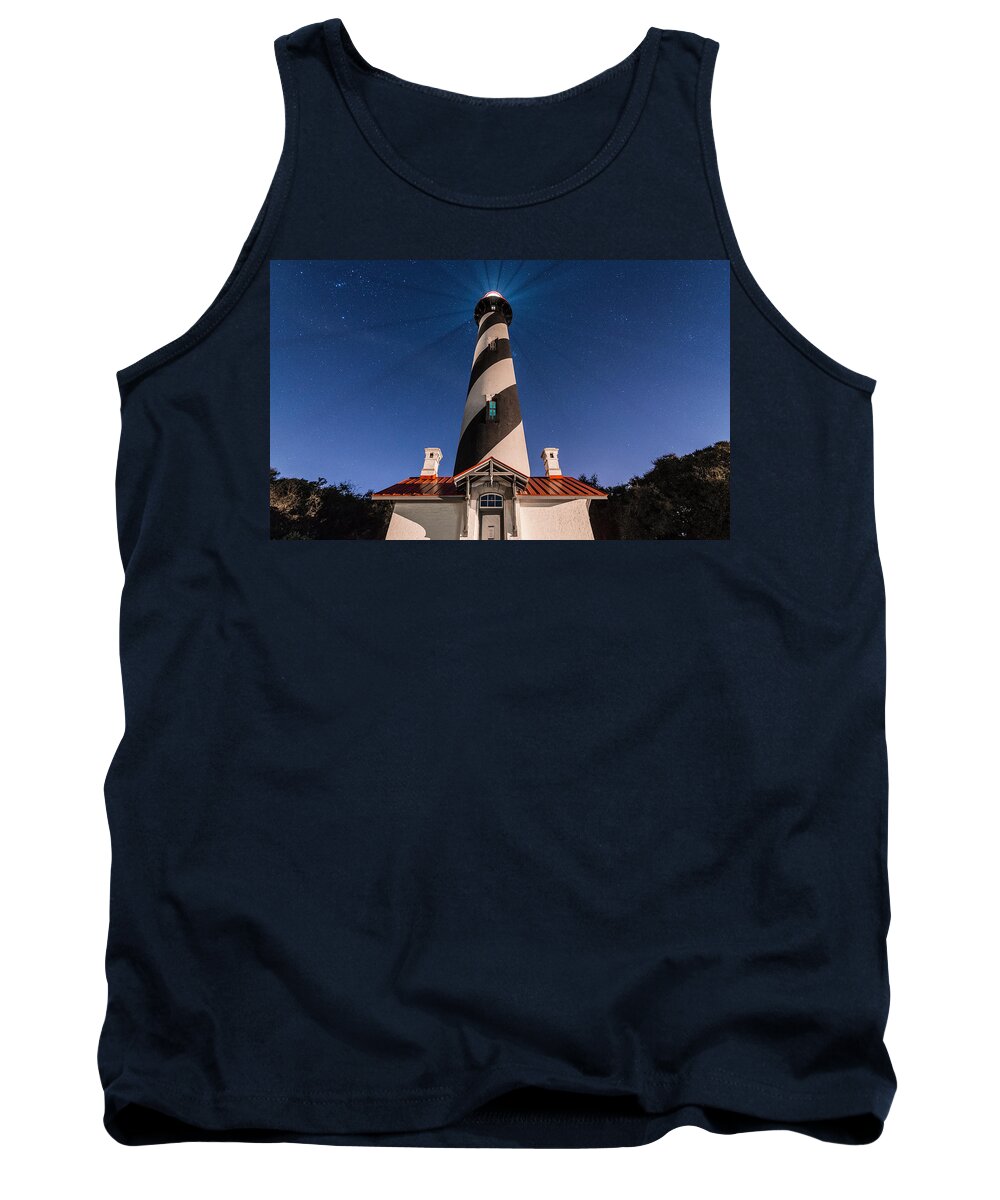 Florida Tank Top featuring the photograph Extreme Night Light by Kristopher Schoenleber