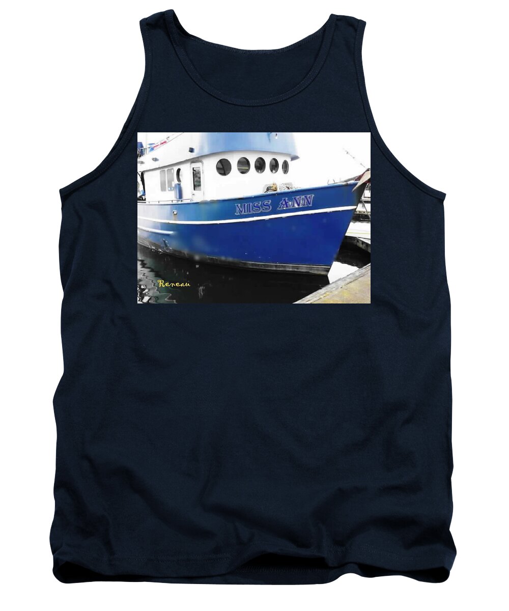 Boats Tank Top featuring the photograph F V Miss Ann by A L Sadie Reneau