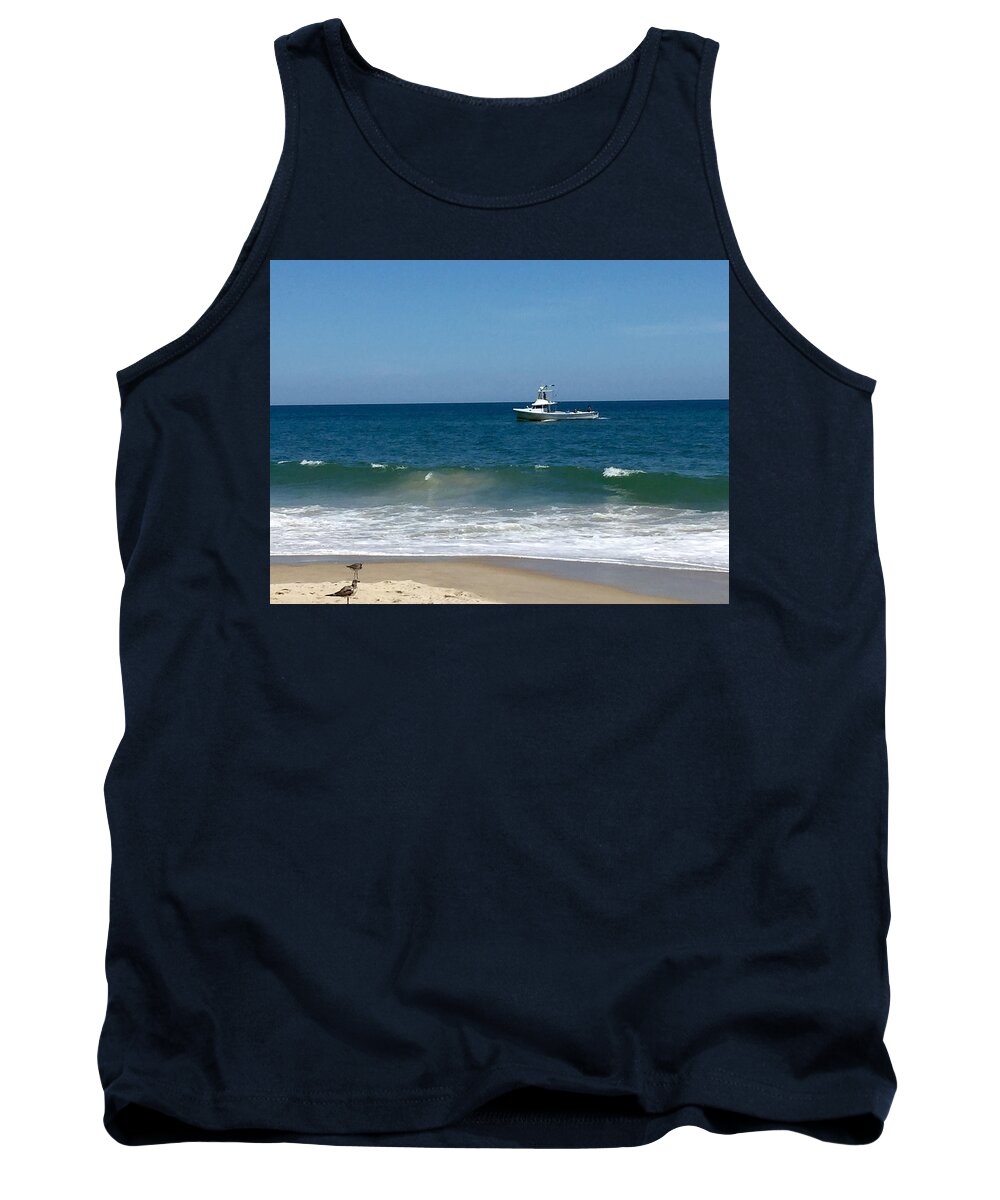 Fishing Tank Top featuring the photograph Fishing Boat by Dorothy Maier