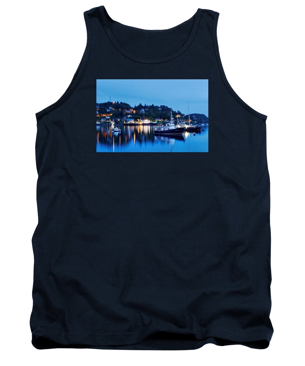 2015 Tank Top featuring the photograph Fishing Boats of Orban by Robert Charity