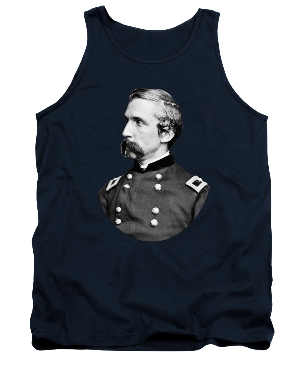 Joshua Lawrence Chamberlain Tank Top featuring the photograph General Joshua Chamberlain by War Is Hell Store