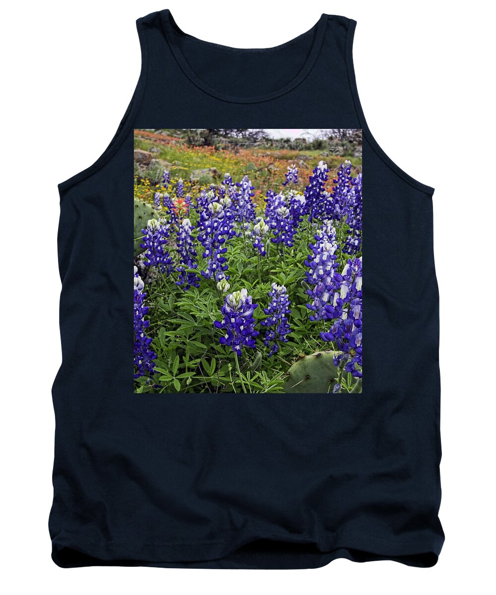Hill Country Palette Tank Top featuring the photograph Hill Country Palette by Gary Holmes