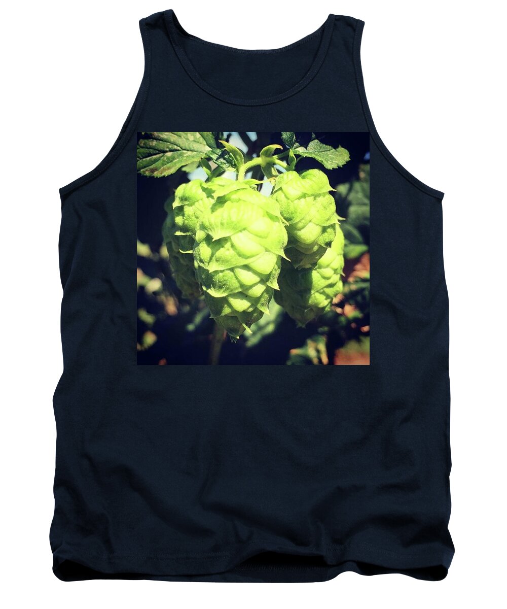 Climbingbines Tank Top featuring the photograph Hops by Justin Connor