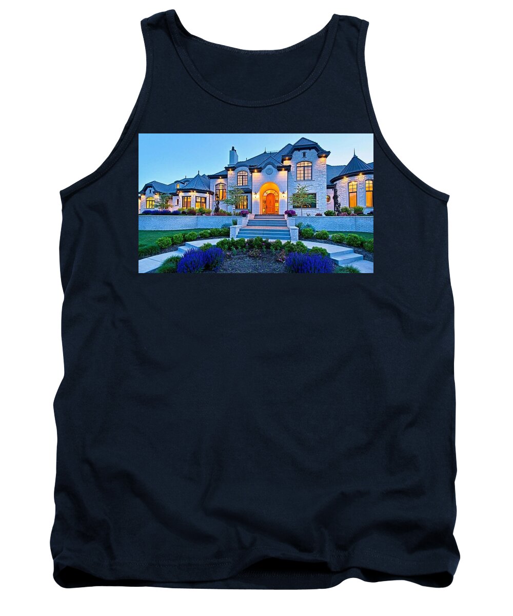 House Tank Top featuring the photograph House by Jackie Russo