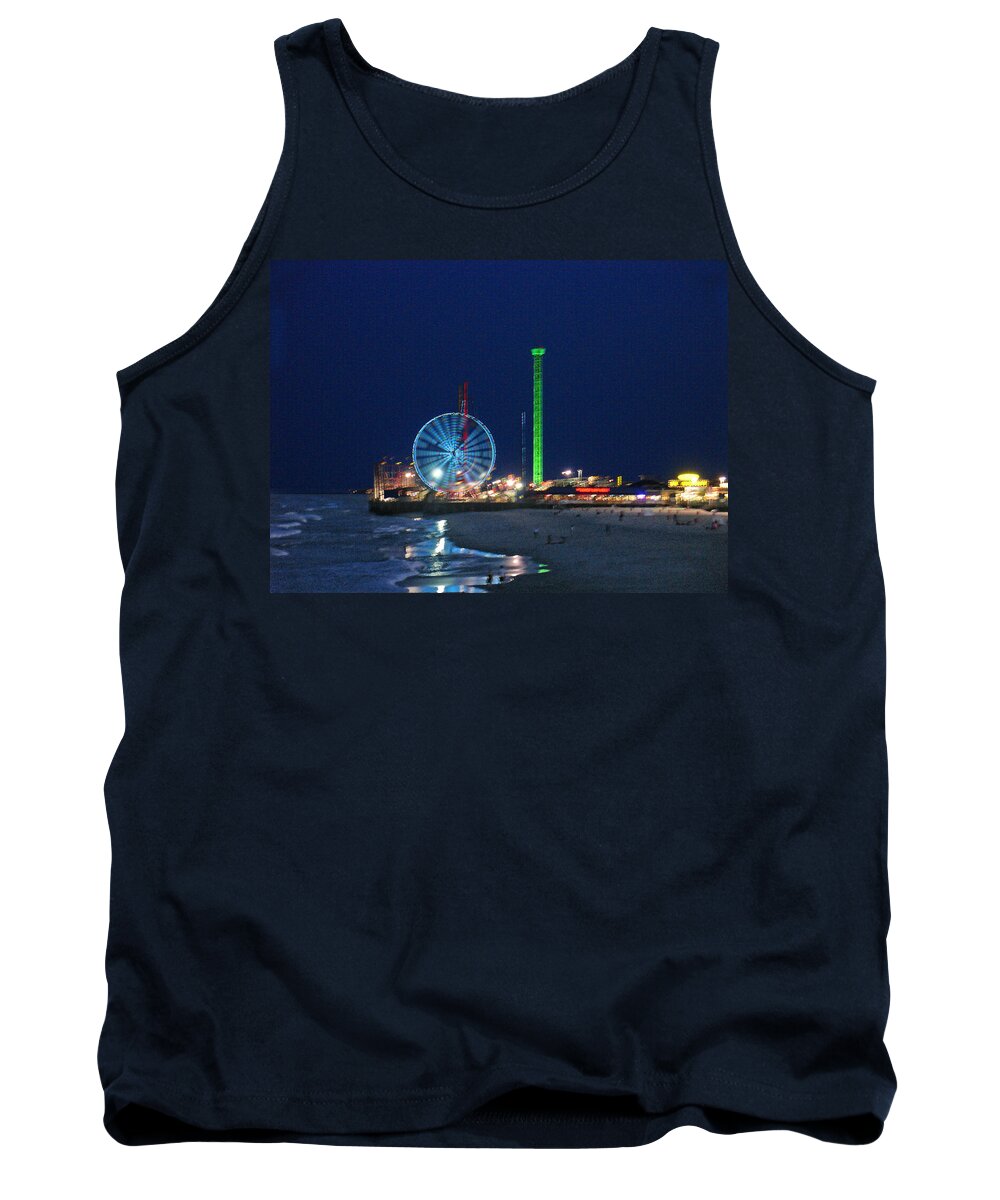 Landscape Tank Top featuring the digital art Jersey Shore by Steve Karol