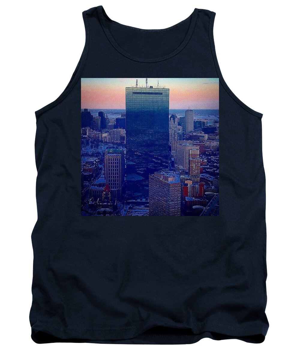Boston Tank Top featuring the photograph Sunset In Boston by Kate Arsenault 