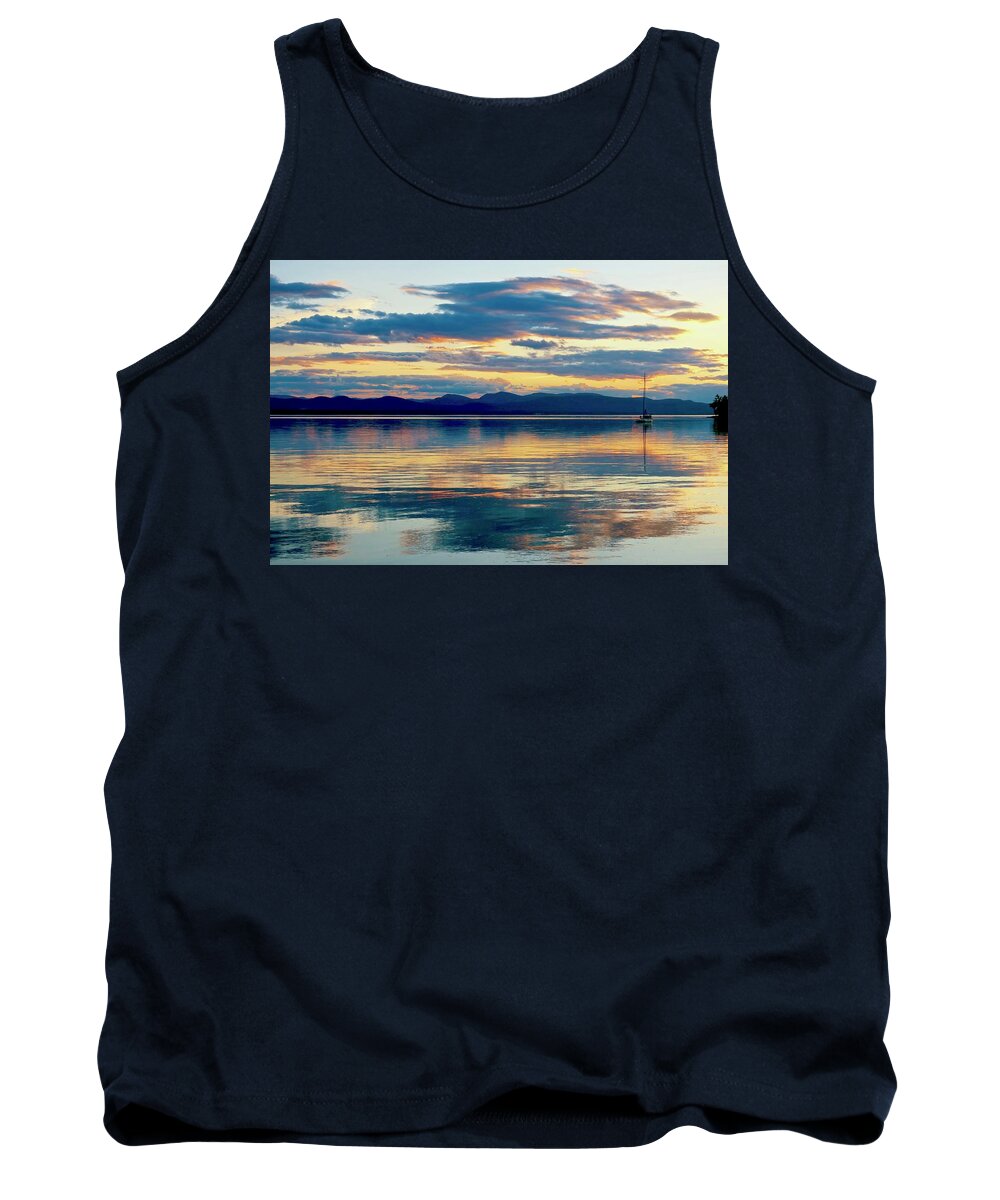 Afterglow Tank Top featuring the photograph Layers by Mike Reilly