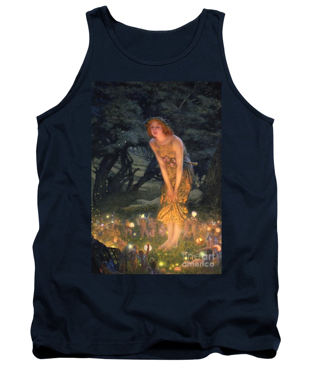 #faatoppicks Tank Top featuring the painting Midsummer Eve by Edward Robert Hughes