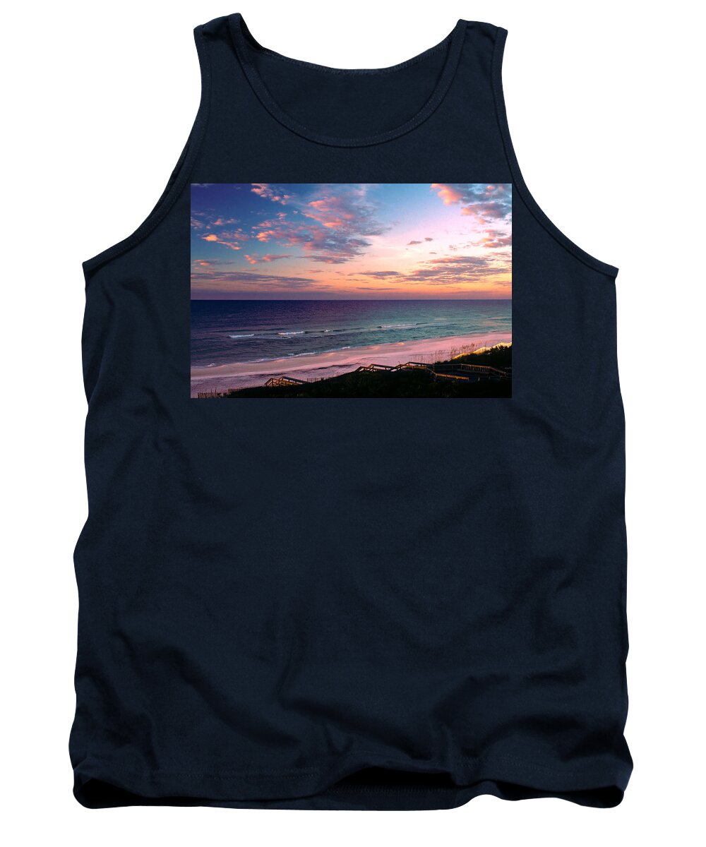 Rosemary Beach Tank Top featuring the photograph Morning Light on Rosemary Beach by Marie Hicks