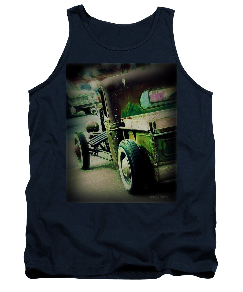 Rat Rod Tank Top featuring the photograph Old Drive by Perry Webster